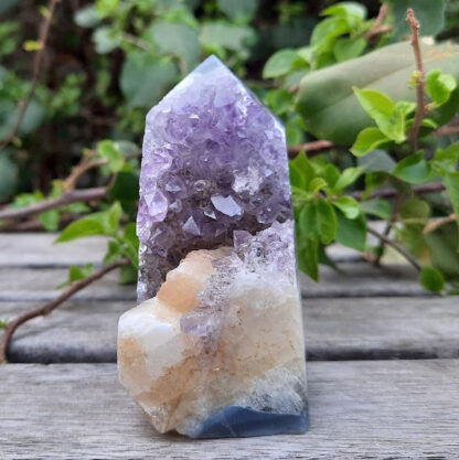 Amethyst w/ Quartz in Agate Cluster, Spiritual Awareness, Source Connection