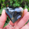 Blue & Golden Tiger’s Eye Heart, Manifestation, Intuition, Courage, Luck, Wealth