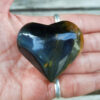 Blue & Golden Tiger’s Eye Heart, Manifestation, Intuition, Courage, Luck, Wealth - Image 3
