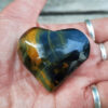 Blue & Golden Tiger’s Eye Heart, Manifestation, Intuition, Courage, Luck, Wealth - Image 4