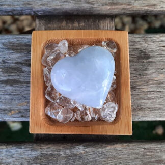 Celestite Heart Set M, Angelic Connection, Guides & Higher Self Connection, Calm