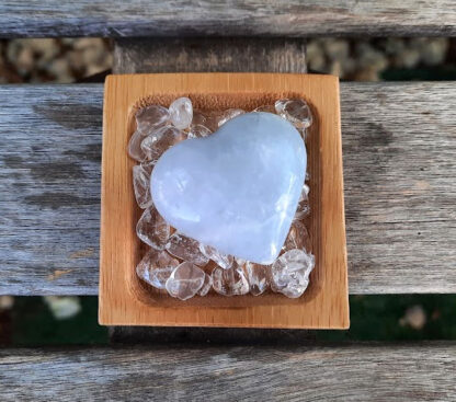 Celestite Heart Set M, Angelic Connection, Guides & Higher Self Connection, Calm