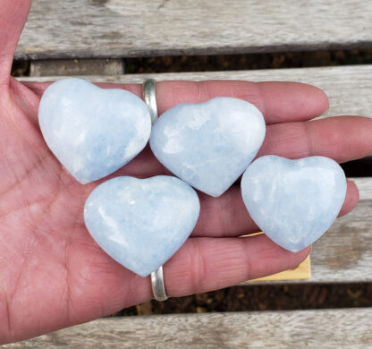 Celestite Heart Set XS, Angelic Connection, Guides & Higher Self Connection, Calming