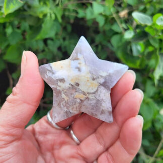 Flower Agate Star M, Highest Potential, Positivity, Stress Relieving, Big Dreams
