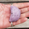 Lepidolite Moon / Palm Stone, Stress Relief, Dream Recall, Higher Perspective - Image 3