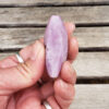 Lepidolite Moon / Palm Stone, Stress Relief, Dream Recall, Higher Perspective - Image 5