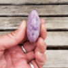 Lepidolite Moon / Palm Stone, Stress Relief, Dream Recall, Higher Perspective - Image 7