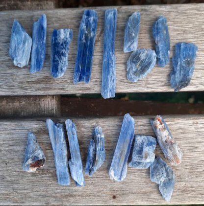 Blue Kyanite 2 oz Lot, Gridding, Crafting, Gifting, Balancing, Intuition, Wisdom