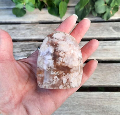 Flower Agate Pillar (S), Highest Potential, Positivity, Stress Relieving, Big Dreams