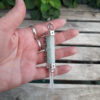 Green Aventurine Pendulum / Pendant / Mini Wand, 7 Chakras, Divination Tool - Image 3