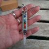 Green Aventurine Pendulum / Pendant / Mini Wand, 7 Chakras, Divination Tool - Image 9