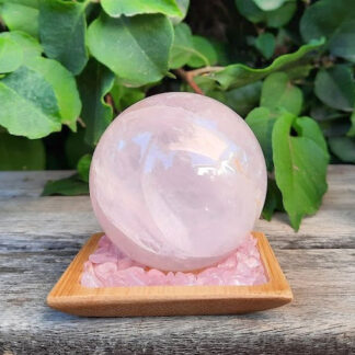 Rose Quartz Sphere Set, Love, Nurturing, Stress Relieving, Heart Healing