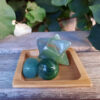 Green Aventurine Lover's Set, Merkaba, Cube, Sphere, Abundance, Luck, Vitality - Image 2