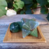 Green Aventurine Lover's Set, Merkaba, Cube, Sphere, Abundance, Luck, Vitality - Image 3