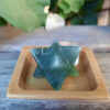 Green Aventurine Merkaba & Clear Quartz Cube Set, Abundance, Luck, Intuition, Higher Realms - Image 4