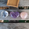 Quartz Heart Trio, Amethyst, Rose & Clear Quartz, Higher Wisdom, Love, Intuition - Image 10