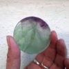 Rainbow Fluorite Double Terminated Wand & Charging Disc, Soul Purpose, Intuition - Image 5