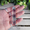 Rainbow Fluorite Double Terminated Wand & Charging Disc, Soul Purpose, Intuition - Image 10