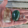 Abundance & Prosperity Crystal Set, Citrine Generator, Green Aventurine Tumble, Clear Quartz Sphere - Image 2