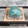Green Aventurine Heart Set, Clear Quartz Chip Stones, Abundance, Growth - Image 10