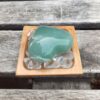 Green Aventurine Heart Set, Clear Quartz Chip Stones, Abundance, Growth - Image 9
