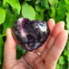 Dream Amethyst Heart, Spiritual Awareness, Higher Realm Connection / Wisdom, Chevron - Image 5