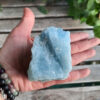 Aquamarine Raw Specimen, Creativity, Calming, Intuition, Charging Plate, 9.4 oz