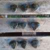 Labradorite Hearts Lot of 3, Transformation, Full Potential, Grids