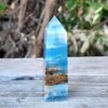Lemurian Blue Calcite Obelisk S / Aquatine / Blue Onyx, Higher Realm Connection - Image 4