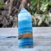 Lemurian Blue Calcite Obelisk S / Aquatine / Blue Onyx, Higher Realm Connection - Image 5
