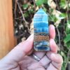 Lemurian Blue Calcite Obelisk S / Aquatine / Blue Onyx, Higher Realm Connection - Image 3