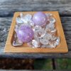 Kunzite Sphere Duo, Inner Peace, Self Love, Compassion, Healing, Divine Love, CQ - Image 4
