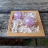 Kunzite Sphere Duo, Inner Peace, Self Love, Compassion, Healing, Divine Love, CQ - Image 5