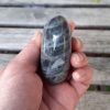 Labradorite Heart Palm Stone, Purple / Blue / Pink / Orange Flash, Transformation - Image 8
