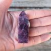 Lepidolite, Pink Tourmaline, Smoky Quartz, Cleavelandite Obelisk, "Unicorn Stone" XXS - Image 2