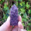 Lepidolite, Pink Tourmaline, Smoky Quartz, Cleavelandite Obelisk, "Unicorn Stone" XXS - Image 7