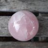 Rose Quartz Sphere L w/ Rose Quartz Stand, Love, Nurturing, Stress Relieving, Heart - Image 5